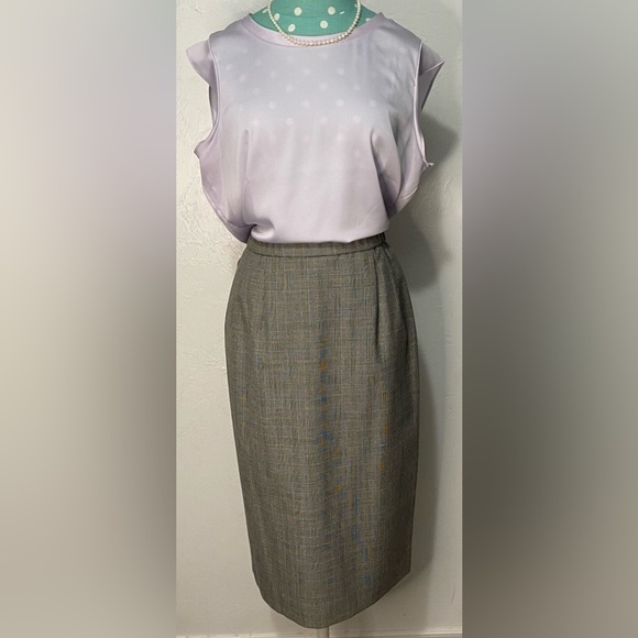 Pendleton Wool Pencil Skirt Size 8 - Picture 7 of 9